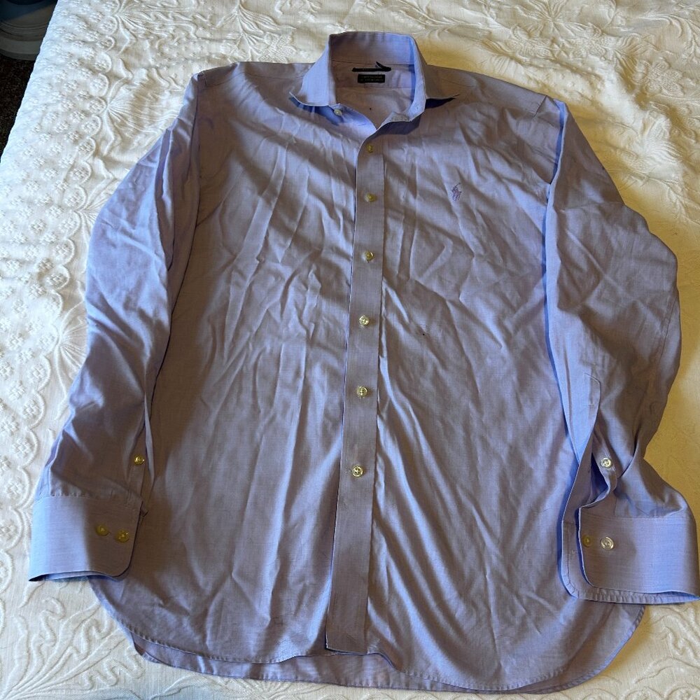 Polo Ralph Lauren Men's Lavender Dress Shirt 16 / 40-41